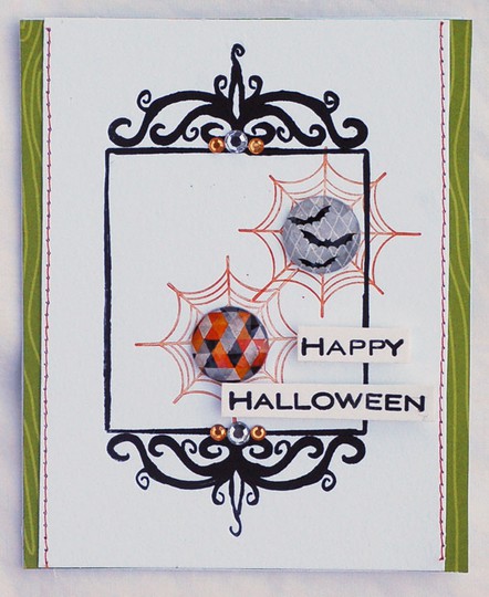Letterpressed Halloween Card
