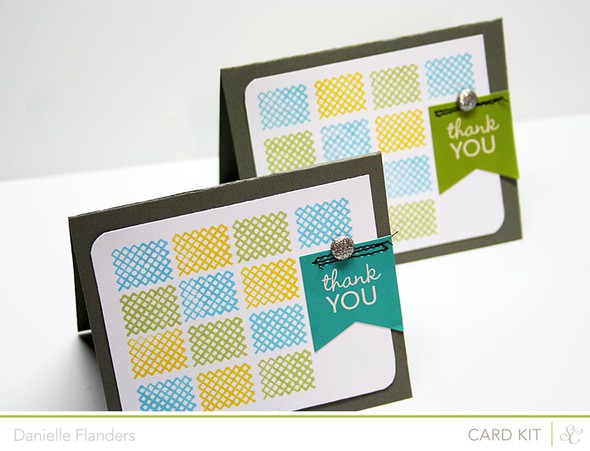 Thank You card set *Block Party Card Kit* by Dani gallery