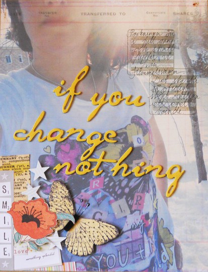 If you change nothing