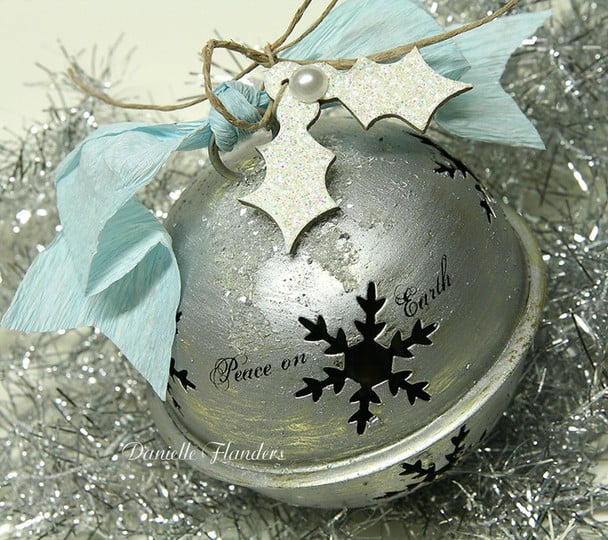 Peace on earth ornament with sig