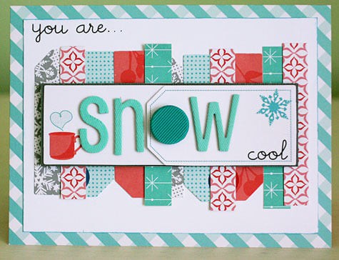 Snow cool card