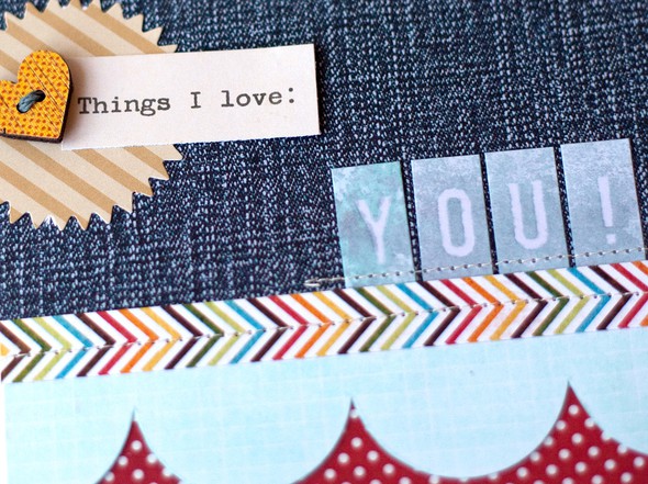 Things i love you card   detail