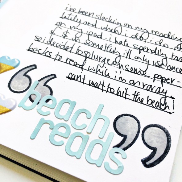 Beach Reads traveler's botebook layout by ElleWood gallery