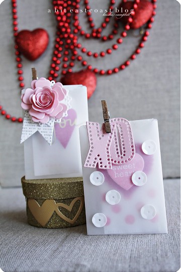 Valentine treat bags & tags