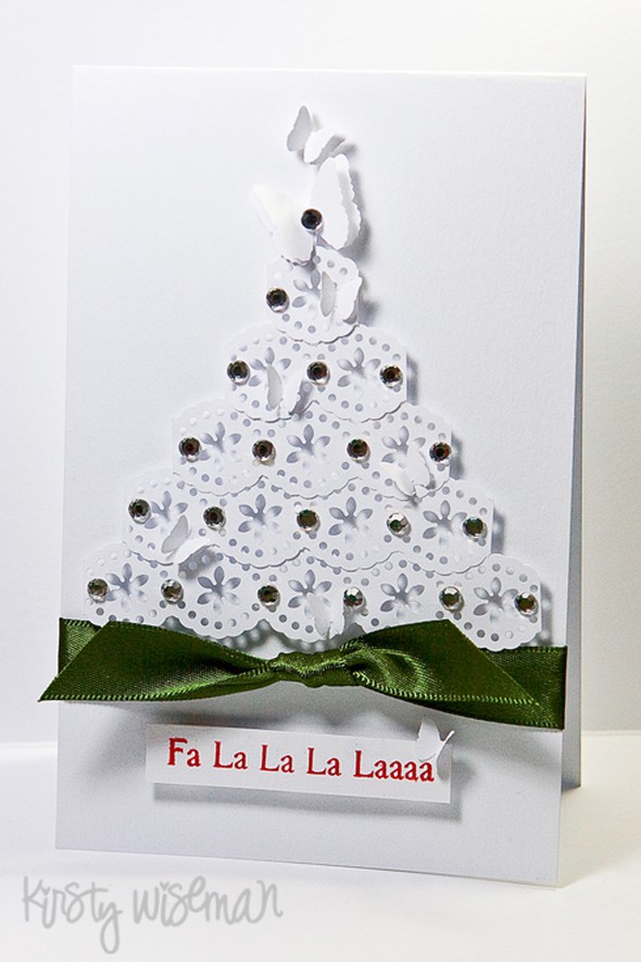 White on White Chrsitmas Card by kirsty_wiseman gallery
