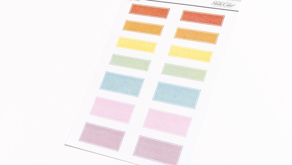 Color Theory Label Stickers - Rainbow Inverse gallery