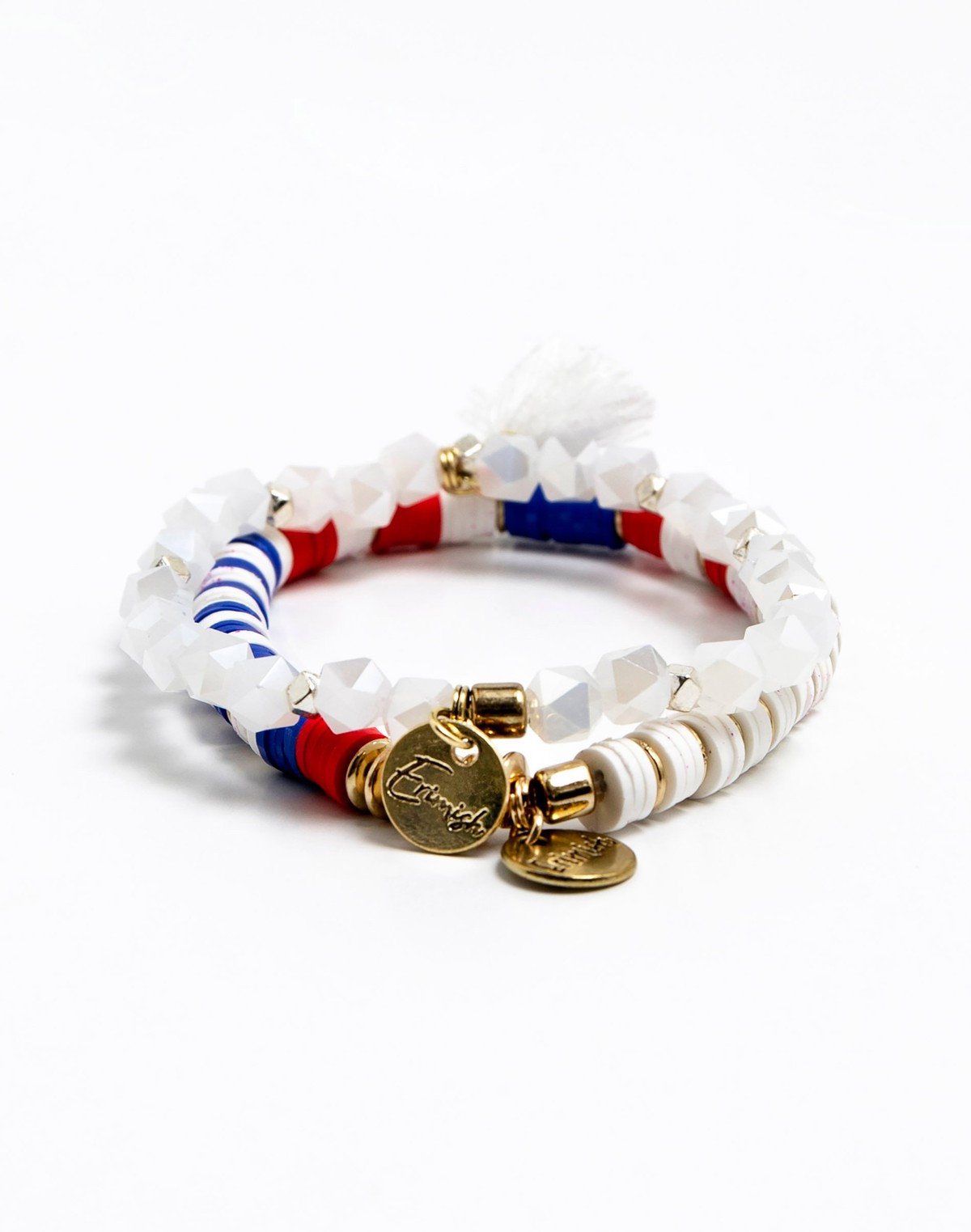 Red, White & Blue Bracelet Set item