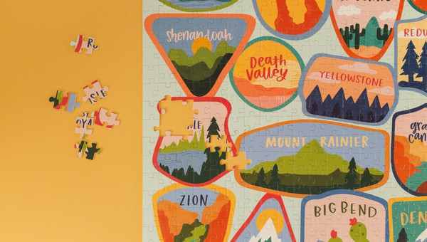 National Parks - 500 Piece Jigsaw Puzzle - Pippi Post