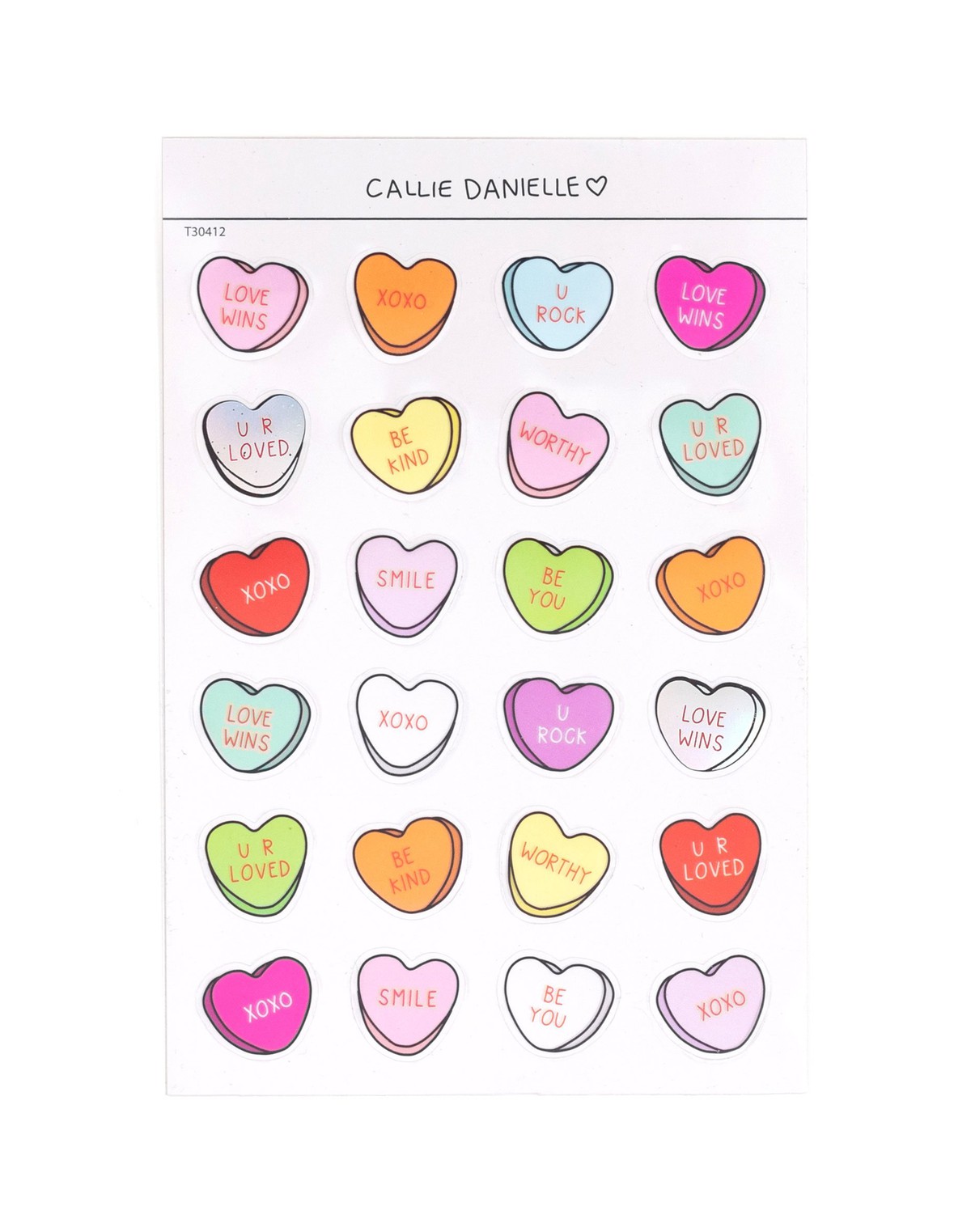 Candy Heart Stickers item