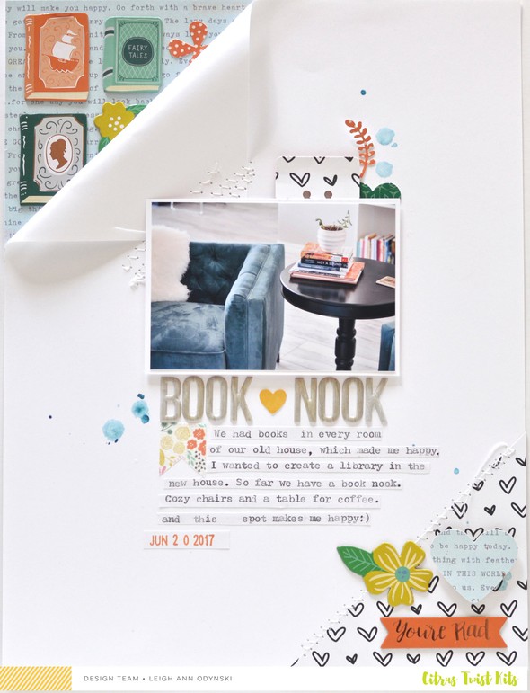 BOOK NOOK Layout by ArtfulLeigh gallery