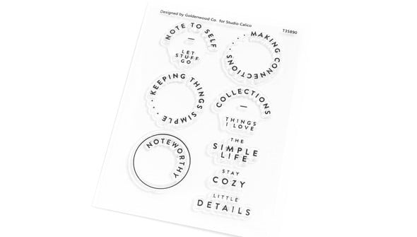 Stamp Set : 3x4 Tickets by Goldenwood Co gallery