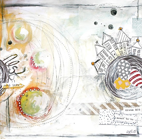 Nest - Mixed Media Collage by soapHOUSEmama gallery
