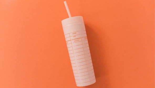 Peach Library Card 16oz Tumbler gallery