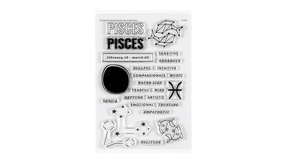 Stamp Set : 4x6 Pisces by Goldenwood Co gallery