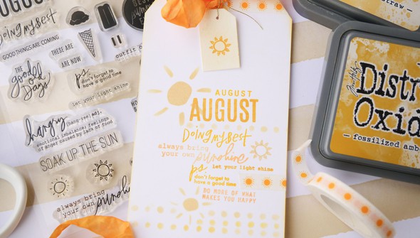 Stamp Set : 4x6 August Captions gallery