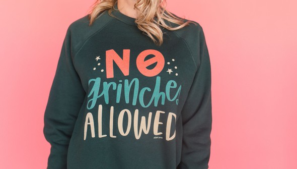 No Grinches Allowed Sweatshirt gallery