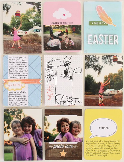 Moriah's Easter page
