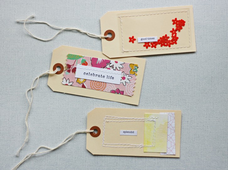 Stitched tags