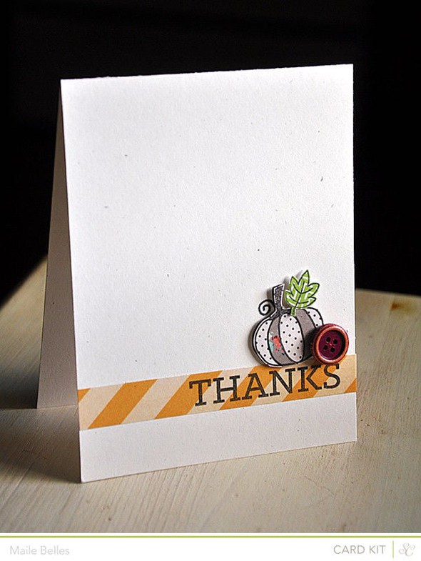 Pumpkin Thanks ***Card Kit Only*** by mbelles gallery