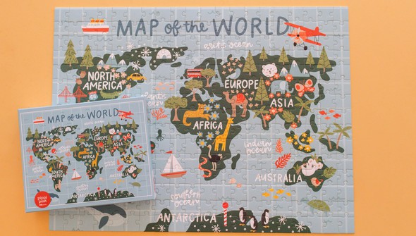 Map of the World - 300 Piece Jigsaw Puzzle gallery