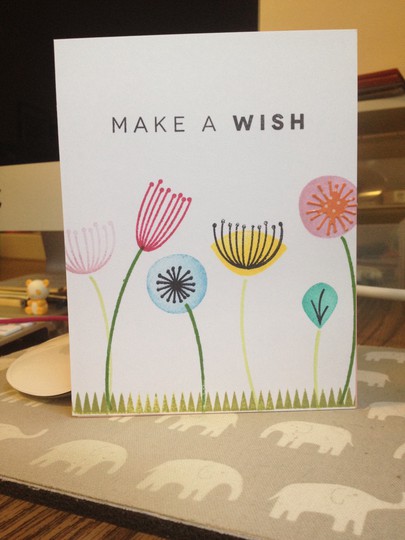 Make a wish card