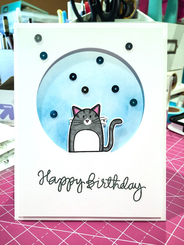 Kitty Happy Birthday Card by listgirl gallery