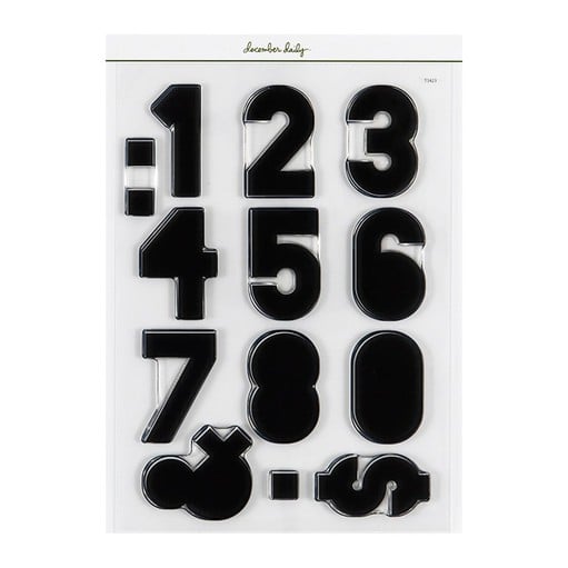 Picture of Numbers 6x8 Stamp Set