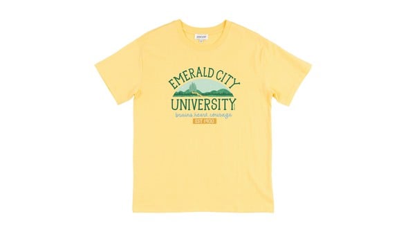 Emerald City University - Pippi Tee - Light Yellow gallery