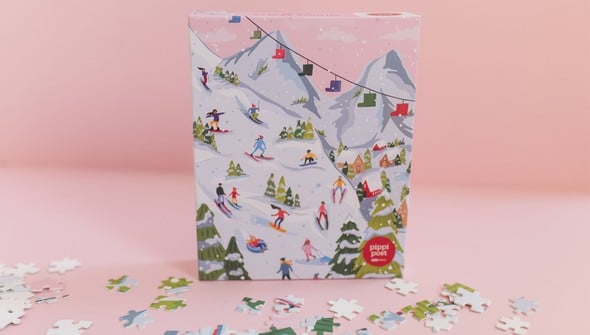 Snowy Slopes - 500 Piece Jigsaw Puzzle gallery