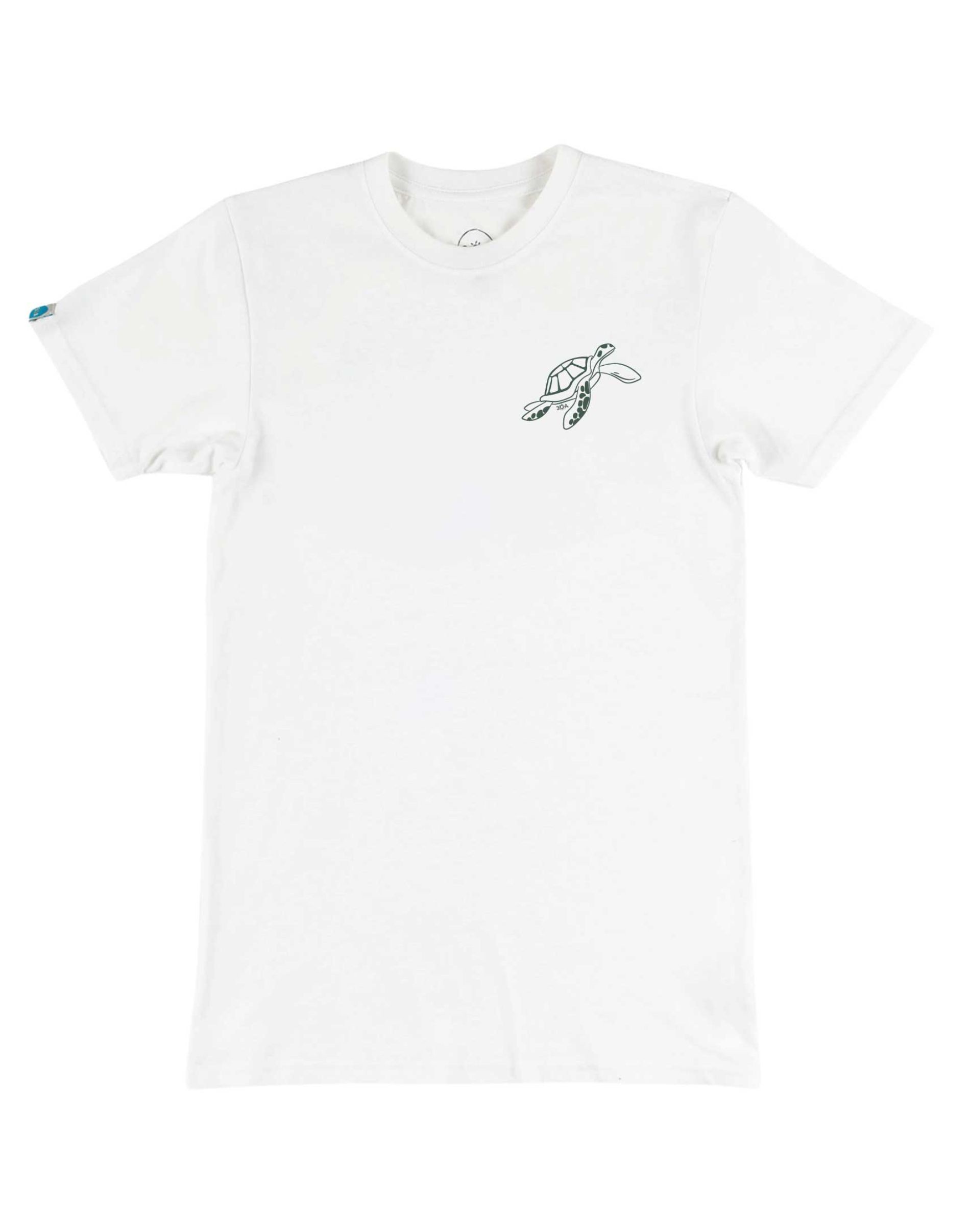Save The Sea Turtles Men Short Sleeve Tee - White - 30A Gear