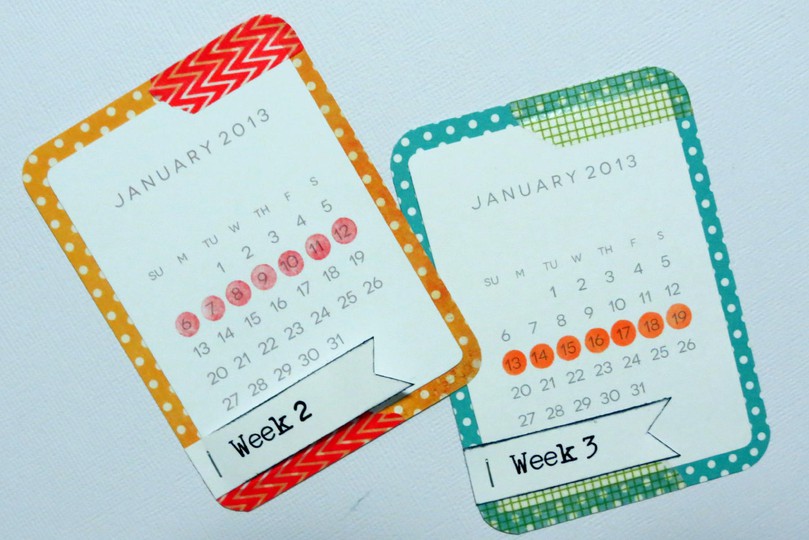 2013 weekly cards