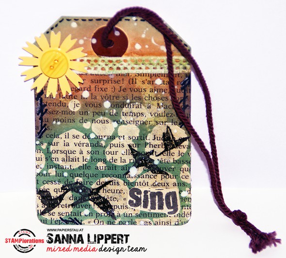 Altered clothes tag by Saneli gallery