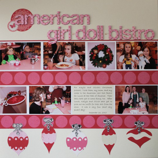 American Girl Doll Bistro