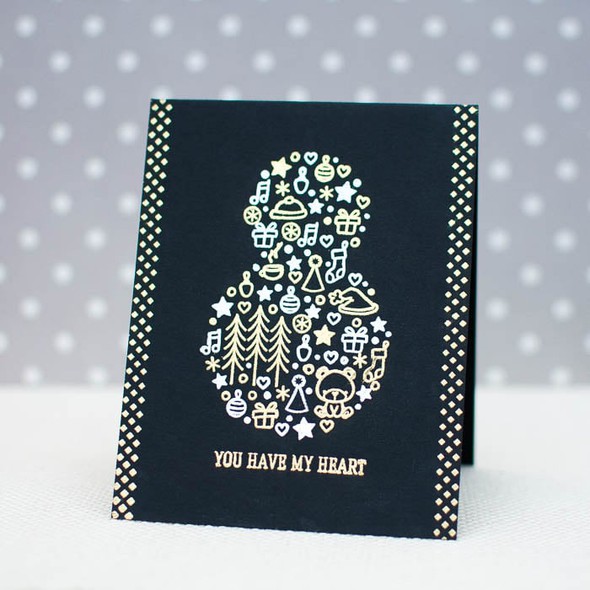 Snowman Card using Heat Embossing by May_ gallery
