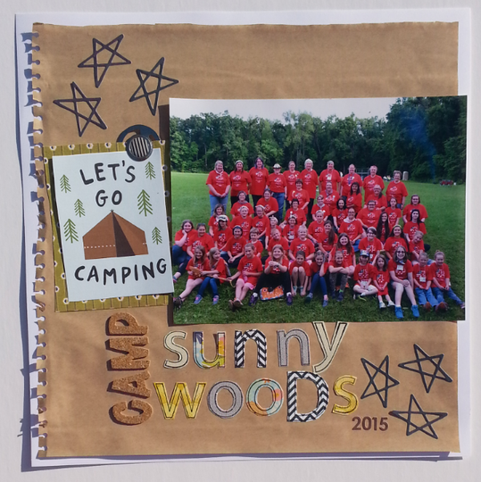 Camp Sunny Woods: Title page 2015