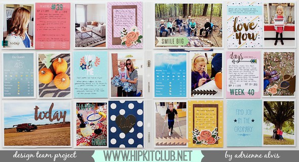 Project Life Weeks 39 & 40 *Hip Kit Club* by adriennealvis gallery