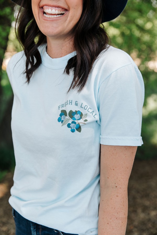 Blueberry Farmers Market Tee, 3 of 6