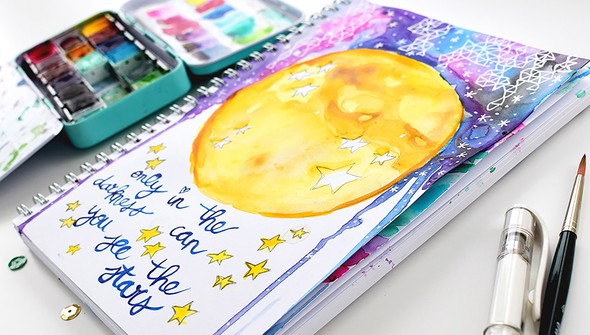 Easy Watercoloring in Your Art Journal gallery