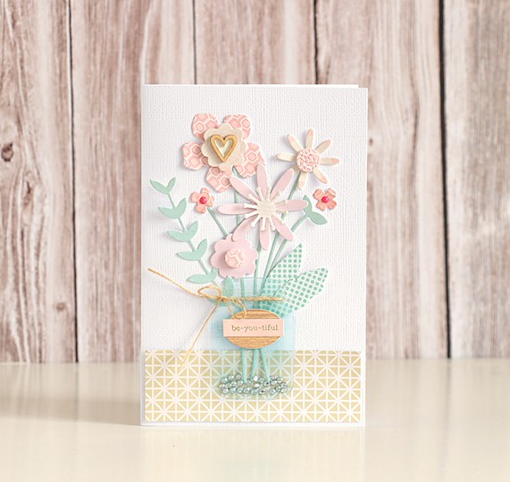 Flower card by natalie elphinstone original