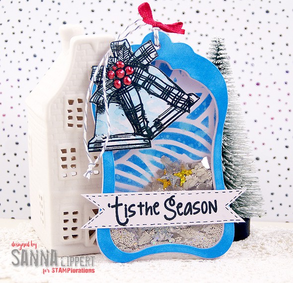 ´tis the season shaker tag by Saneli gallery