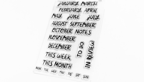 Stamp Set : 4x6 Months + Days by Goldenwood Co gallery