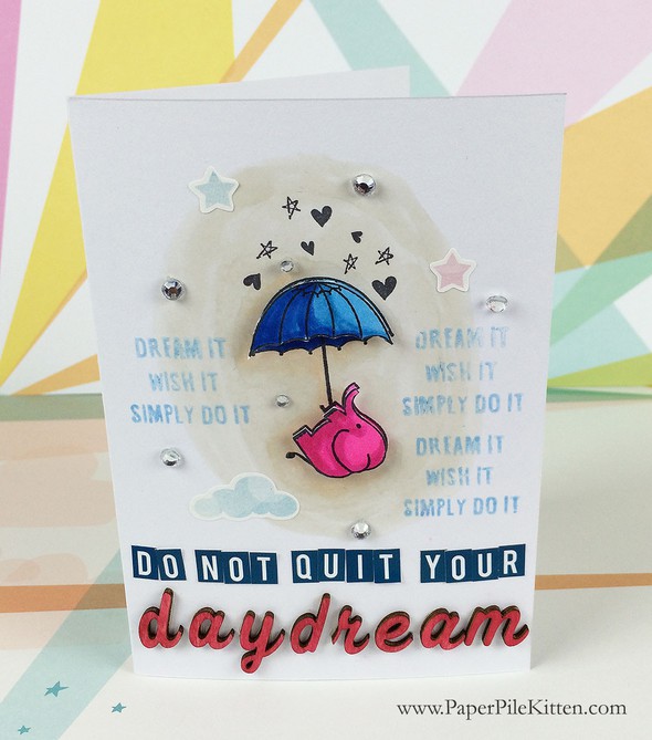 Do not quit your daydream (card) by paperpilekitten gallery