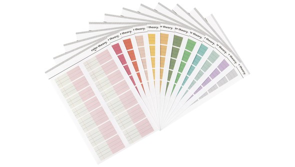 Color Theory Ledger Label Sticker Rainbow Bundle gallery