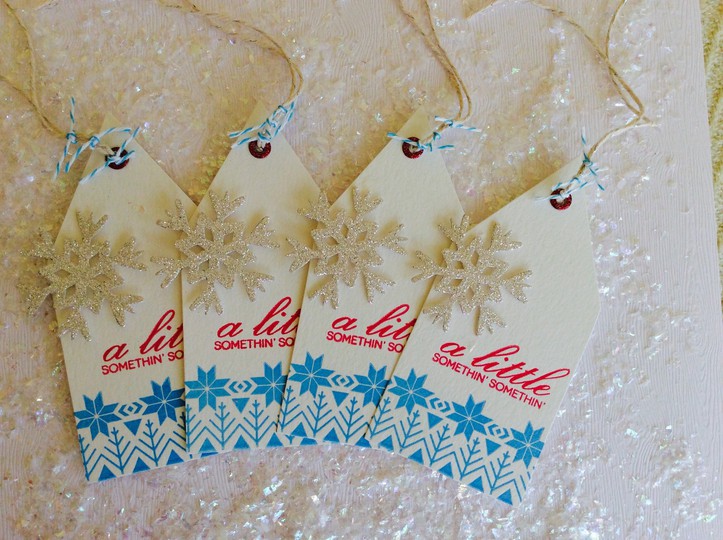 Yet more Letterpress Christmas Tags!