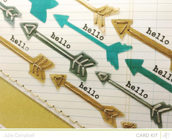 Stitched Arrows Card by JulieCampbell gallery