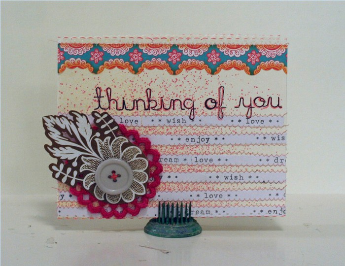 thinking of you card - WCMD challenge