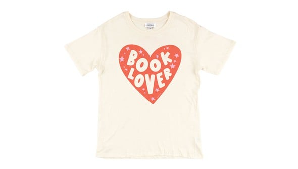 Book Lover Pippi Tee - Ivory gallery