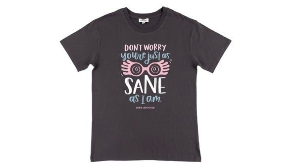 You're Just As Sane As I Am - Pippi Tee - Dark Gray gallery