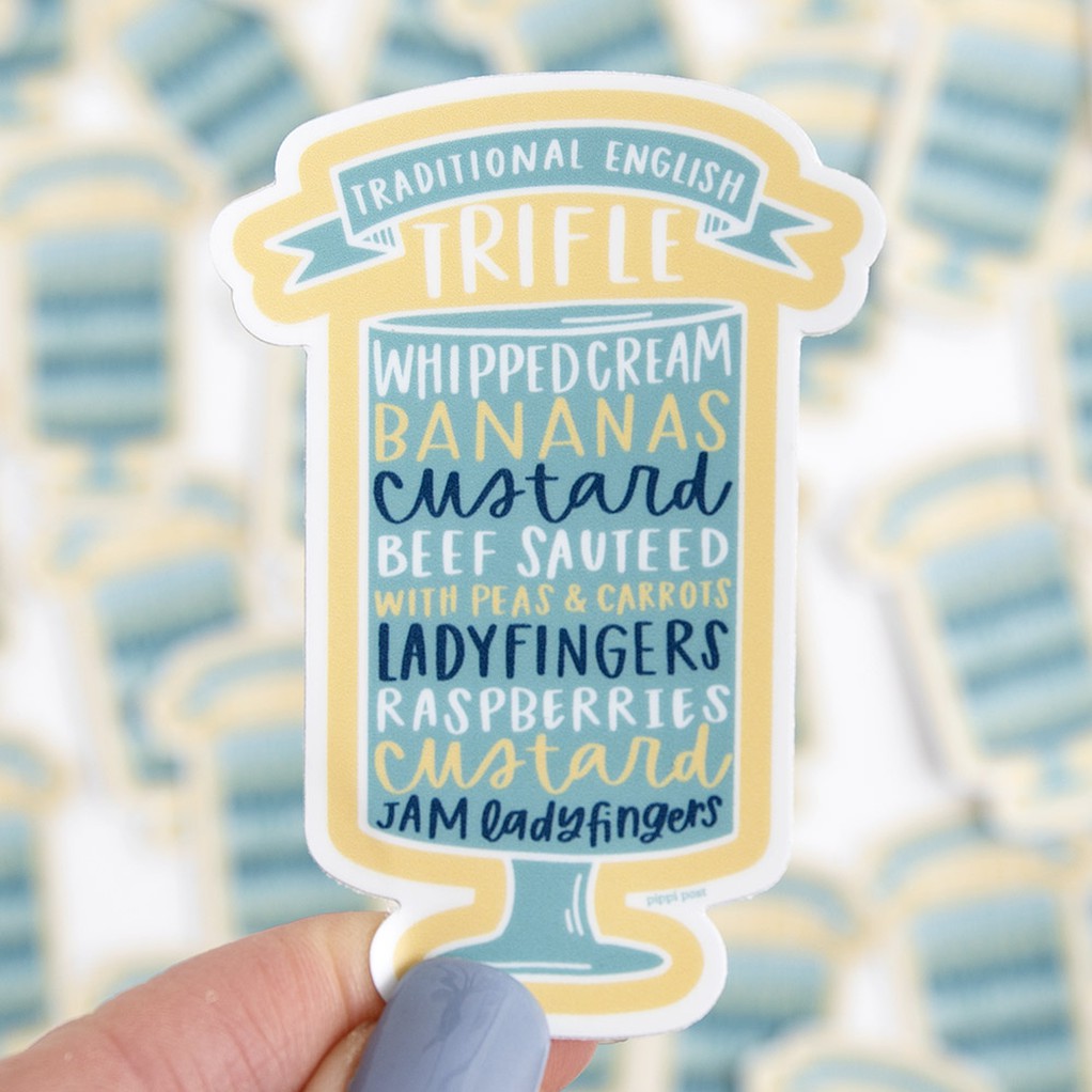 Traditional English Trifle Decal Sticker item