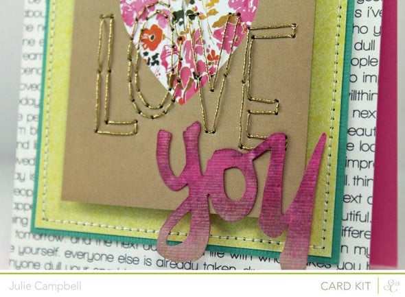 Love You Stitched Card by JulieCampbell gallery
